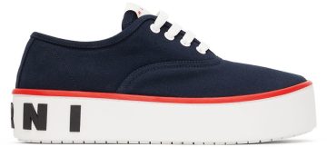 Marni Navy Maxi Logo Paw 00B98 NIGHT BLUE (SNZU009503 P3571)