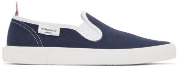 Thom Browne Navy Slip-On Heritage 415 NAVY (MFL064A-01588)
