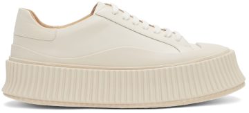 Jil Sander Off-White Agnellato Platform 101 Natural (JS32108A_15011)