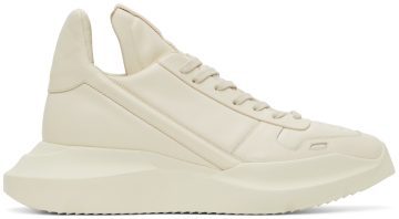 Rick Owens Off-White Geth Runner 11111 MLK/MLK (RU02A5814 LPO)