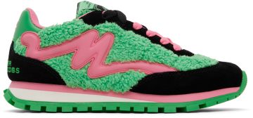 Marc Jacobs Pink & Green ‘The Teddy Jogger’ 301 Green Multi (M9002404)