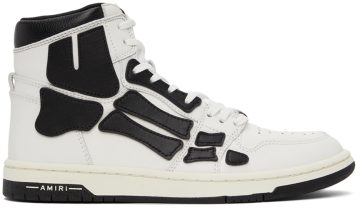 AMIRI Skel Top High WHITE / BLACK (MFS002-111)
