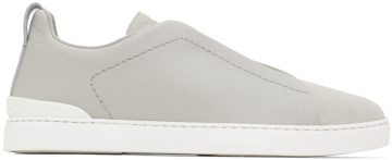 ZEGNA SSENSE Exclusive Gray Triple Stitch FOGGY DEW (LHRHS-S4667Z-ALA)