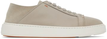 Santoni Taupe Buffed Leather BEIGE (MBCD21630BARGOGAE24)