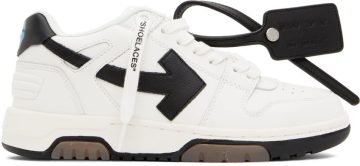 Off-White White & Black Out Of Office White Black (OWIA259C99LEA0010110)