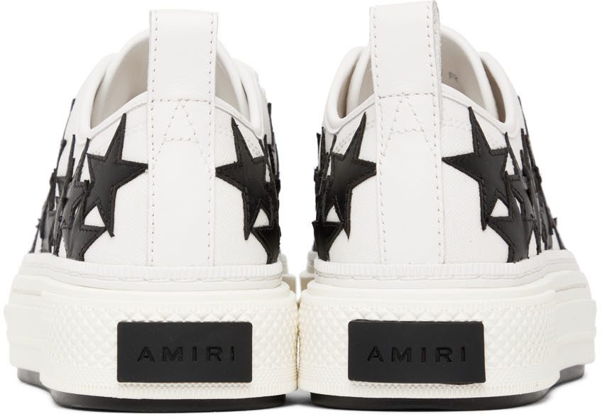 AMIRI White & Black Stars Court Low-Top WHITE / BLACK (PF22MFS014-111)