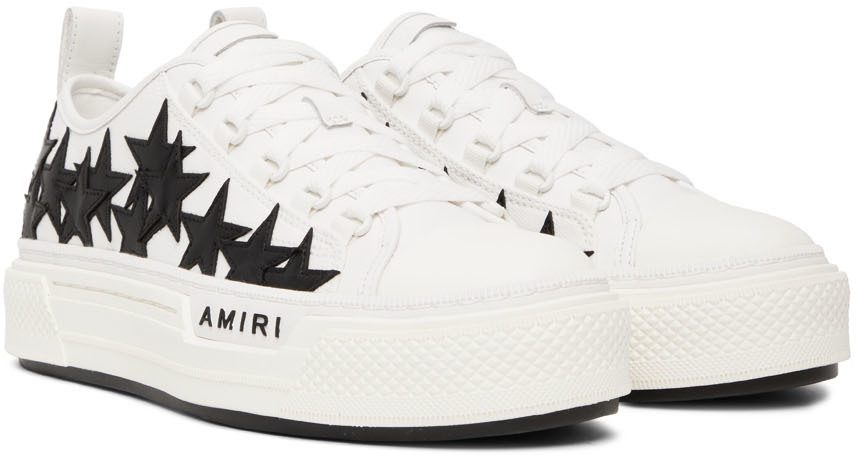 AMIRI White & Black Stars Court Low-Top WHITE / BLACK (PF22MFS014-111)