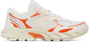 Heron Preston White & Orange Block Stepper Low-Top WHITE (HMIA027S22FAB0010120)