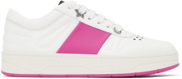 Jimmy Choo White & Pink Hawaii White/Fuchsia (HAWAII/F ADD)