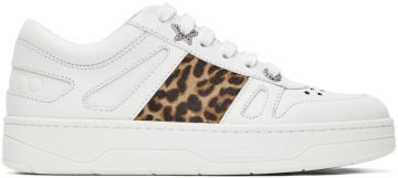Jimmy Choo White Calfskin Hawaii/F V White/Natural Mix (HAWAII/FVZJ)