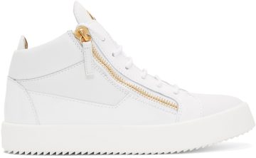 Giuseppe Zanotti White Kriss High-Top WHITE (RU70009 72686)