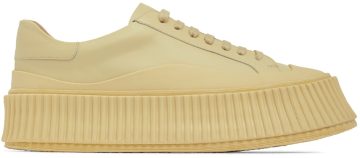 Jil Sander Yellow Oversize Low-Top 736 Bright Yellow (JS32108A_15215)