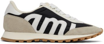 AMI Alexandre Mattiussi Black & Beige New Running 001 Black (USN423.951)