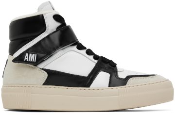 AMI Alexandre Mattiussi Black & White ADC High Top 101 White/Black (USN422.853)