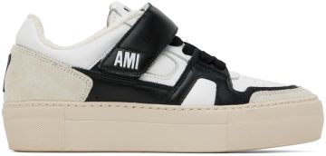 AMI Alexandre Mattiussi Black & White ADC Low Top 101 White/Black (USN421.853)