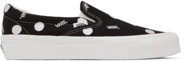 Vans Black OG Classic Slip-On LX POLKA DOT BLACK (VN0A45JKBLK1)