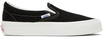 Vans Black OG Classic Slip-On (Canvas) Black/True (VN0A45JK1WX1)