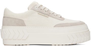 both Off-White & Taupe Tyres Platform Low 10 WHITE (TPL118-MH122-01010)
