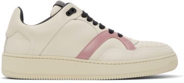 Human Recreational Services SSENSE Exclusive Off-White Mongoose Low BONE/PINK/BLACK (UE21GF0200X2C7)