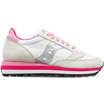 Saucony Jazz Triple White / Grey / Pink (S60530-30)