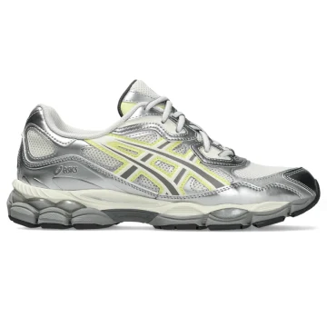ASICS SportStyle x EMMI Gel-NYC “White/Metallic Silver / Pale Yellow” (1202A498-100)