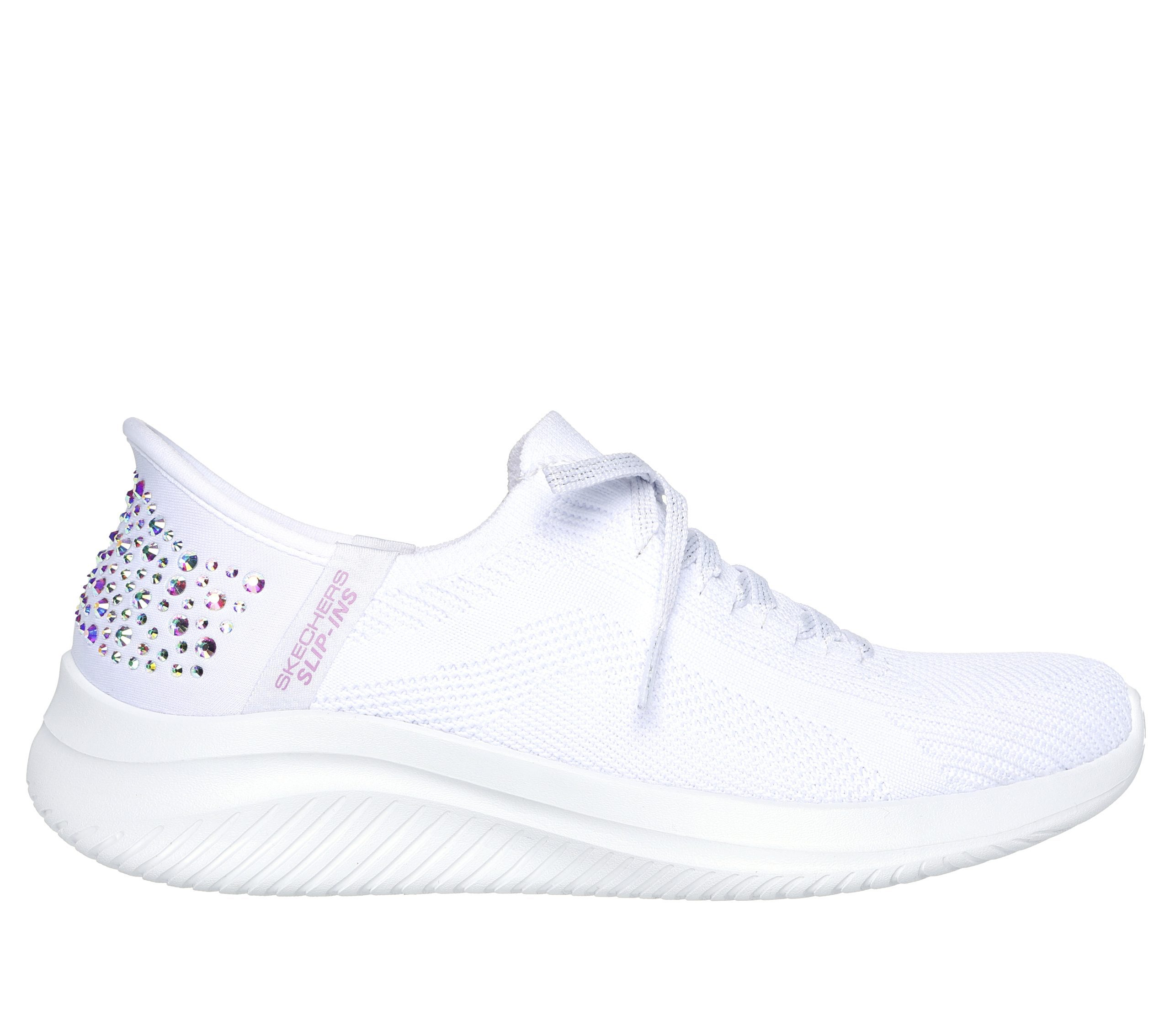 Skechers Skechers Slip-ins: Ultra Flex 3.0 – Shining Glitz – Wit (150175-WHT)