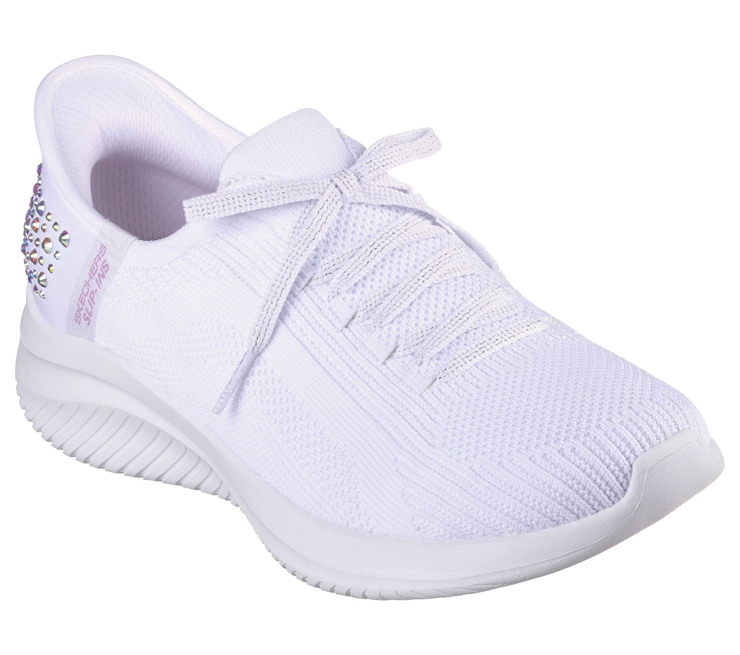 Skechers Skechers Slip-ins: Ultra Flex 3.0 – Shining Glitz – Wit (150175-WHT)