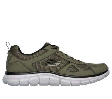Skechers Track – Olijf / Zwart (52631-OLBK)