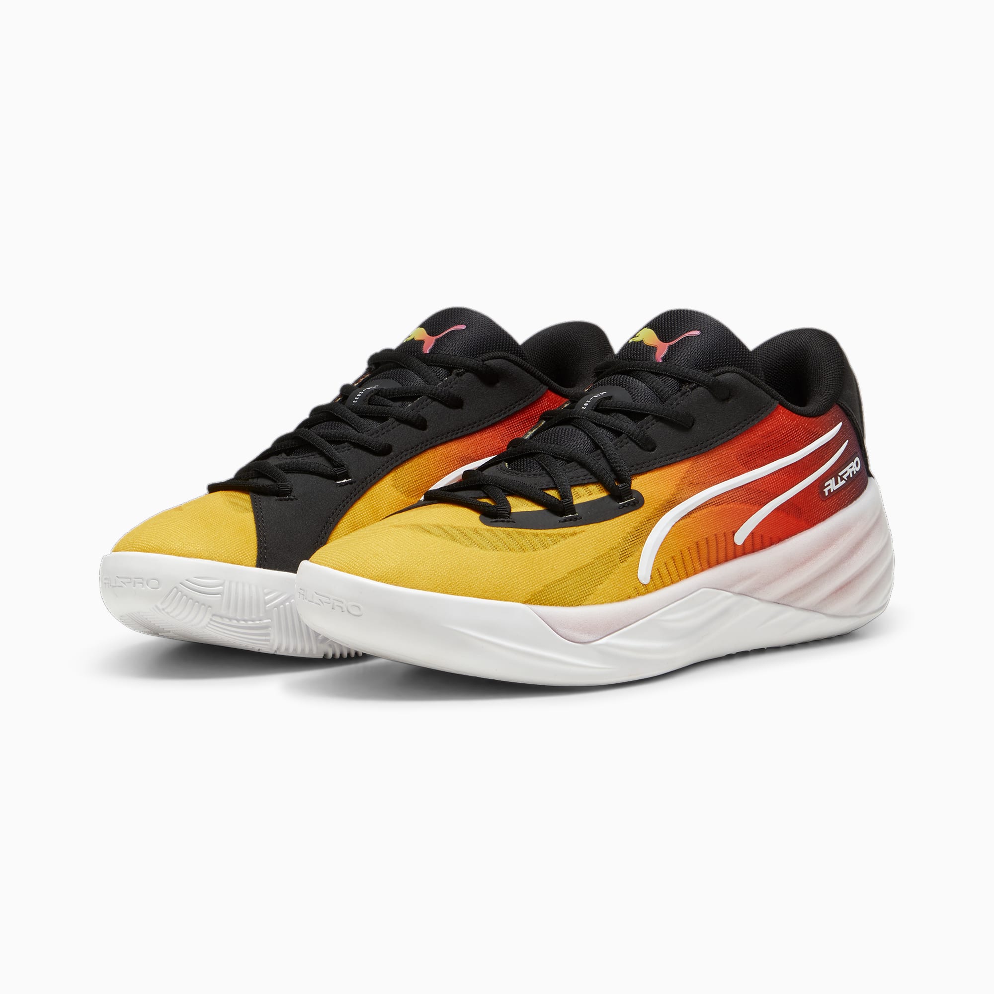 Puma All-Pro NITRO™ SHOWTIME basketbalschoenen Geel/Paars (309890-01)