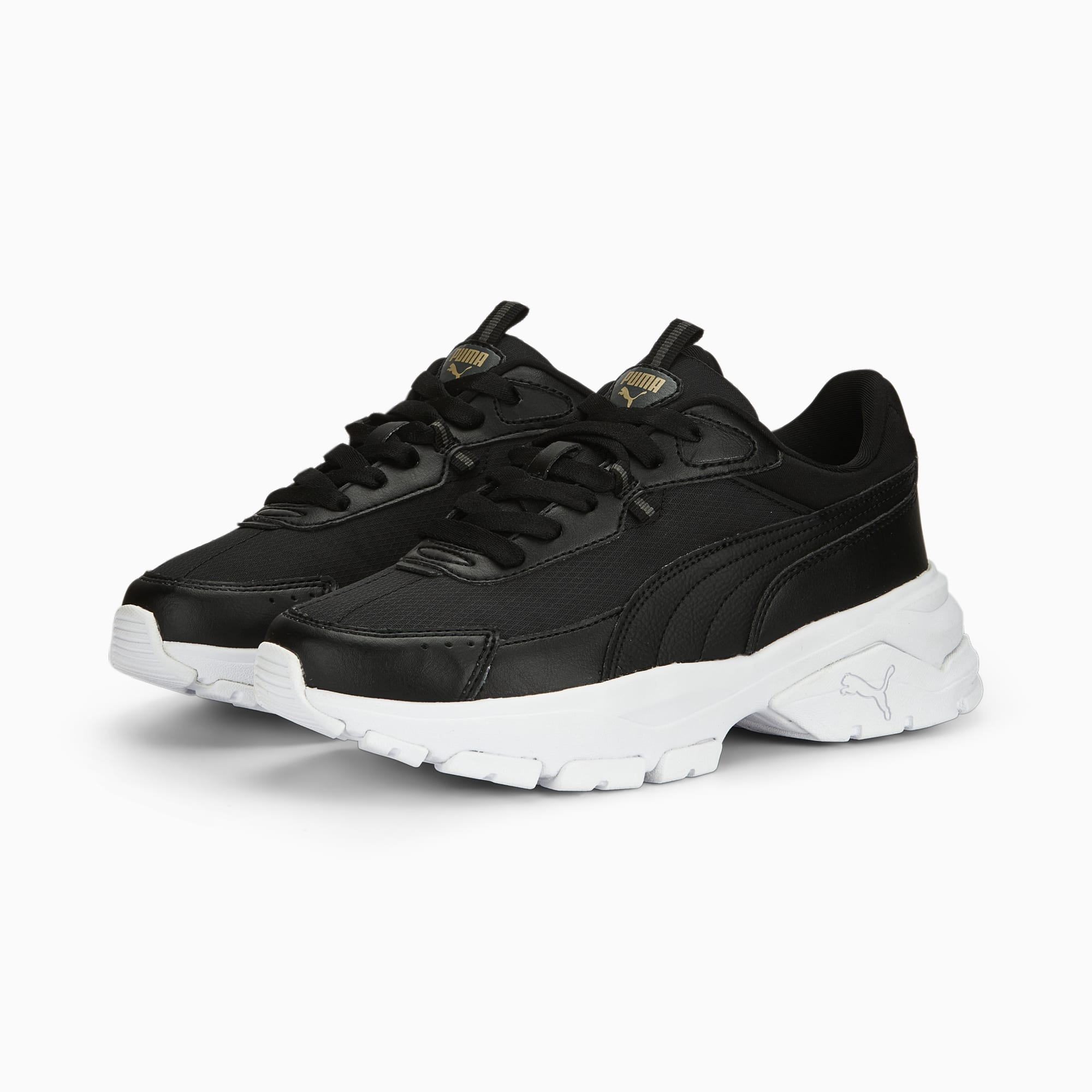 Puma Cassia Via Wit/Zwart/Grijs (389223-02)