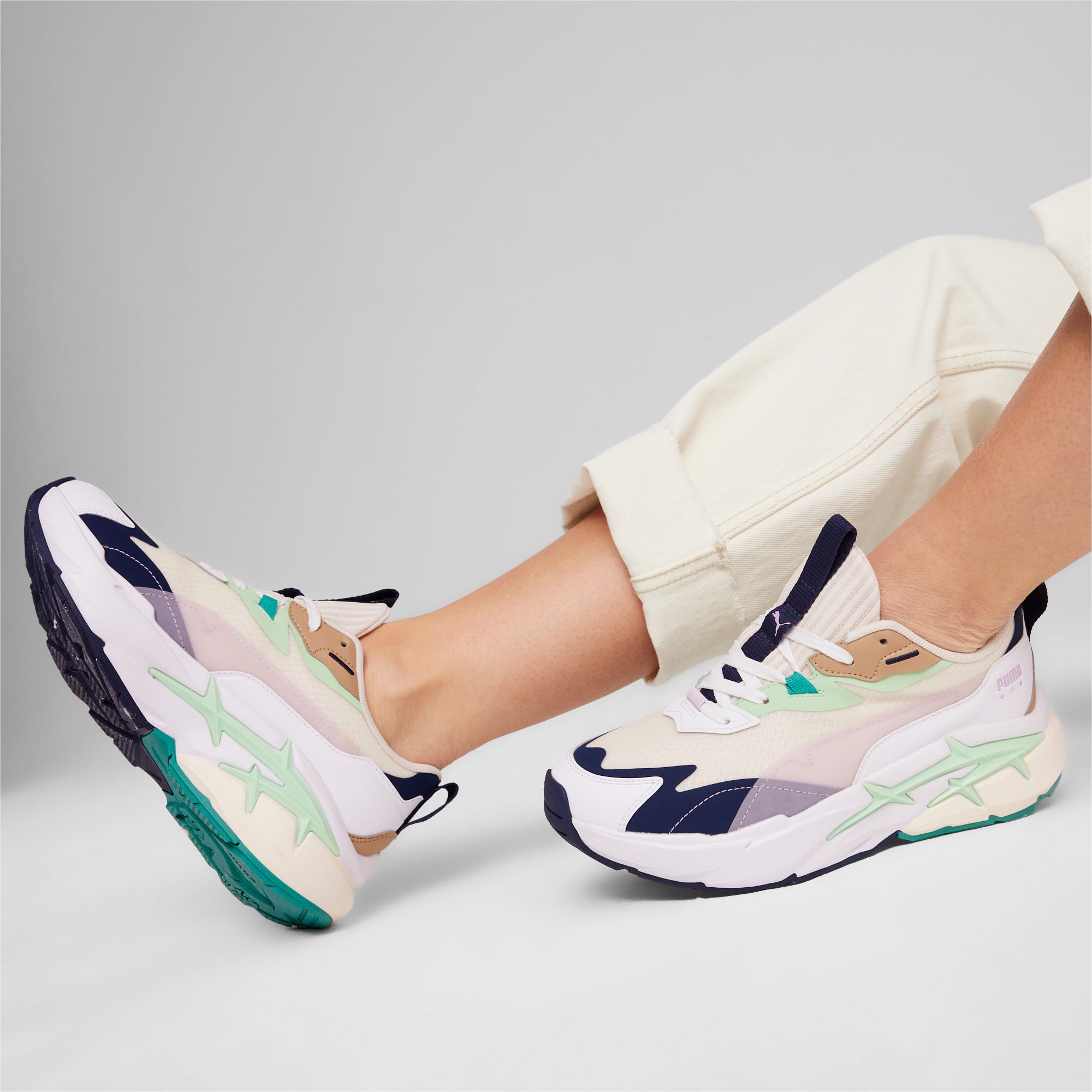 Puma Spina NITRO damessneakers Rood/Bruin (392480-06)