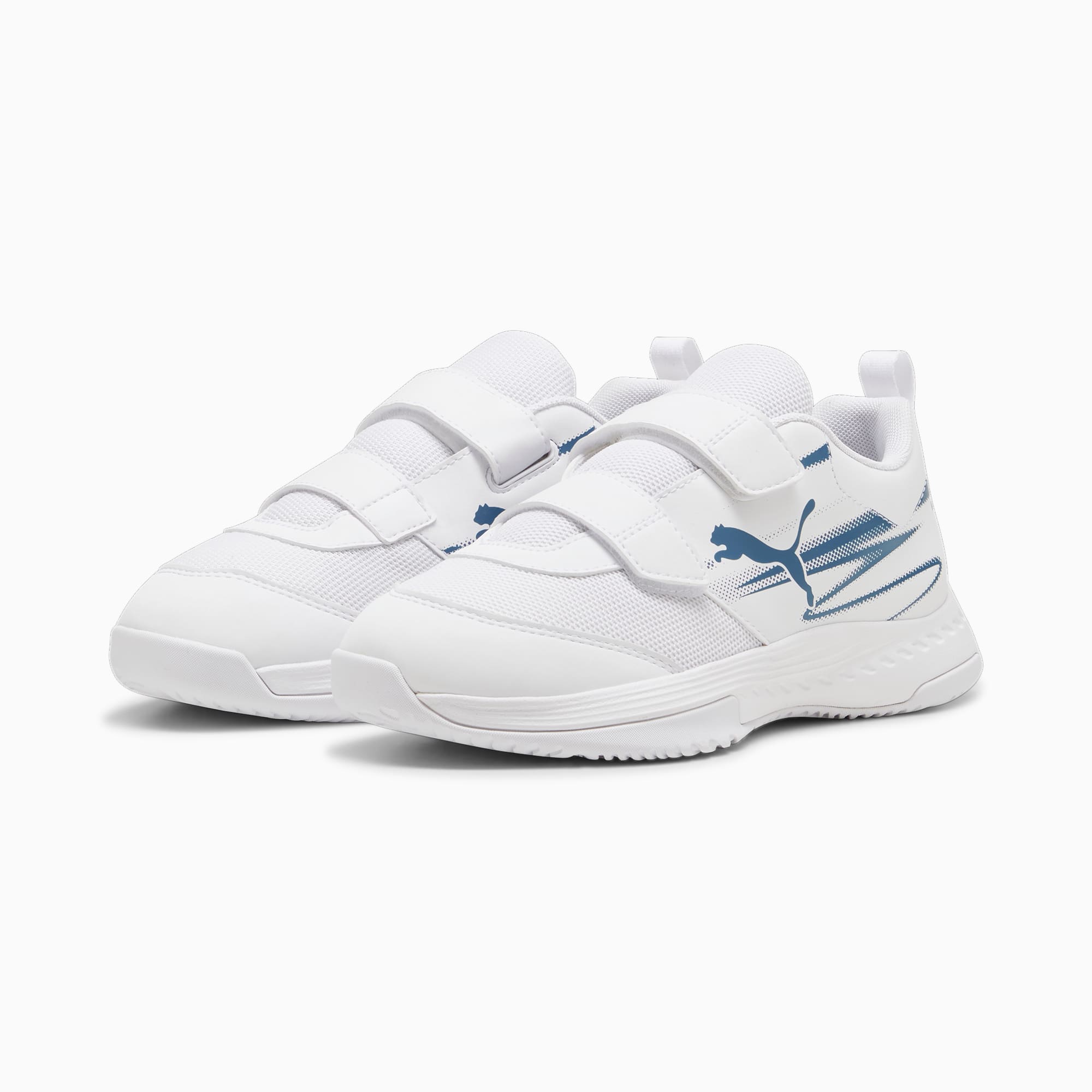 Puma Varion II zaalschoenen Wit/Blauw (108106-02)