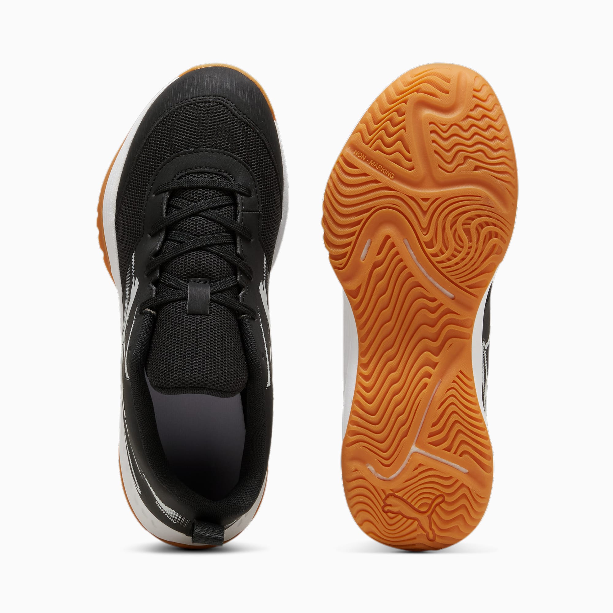 Puma Varion II zaalschoenen Grijs/Zwart (108105-01)