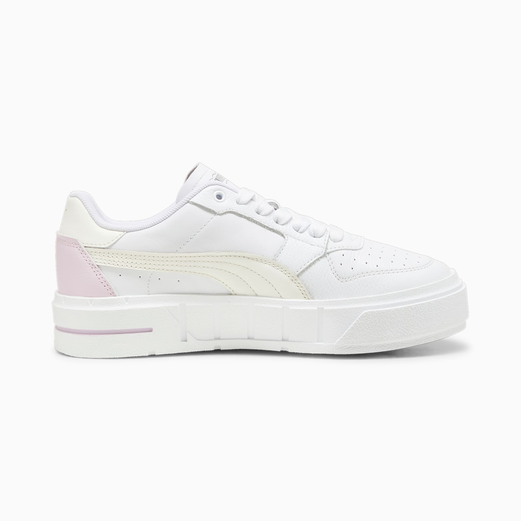 Puma Cali Court leren damessneakers Paars/Wit (393802-13)