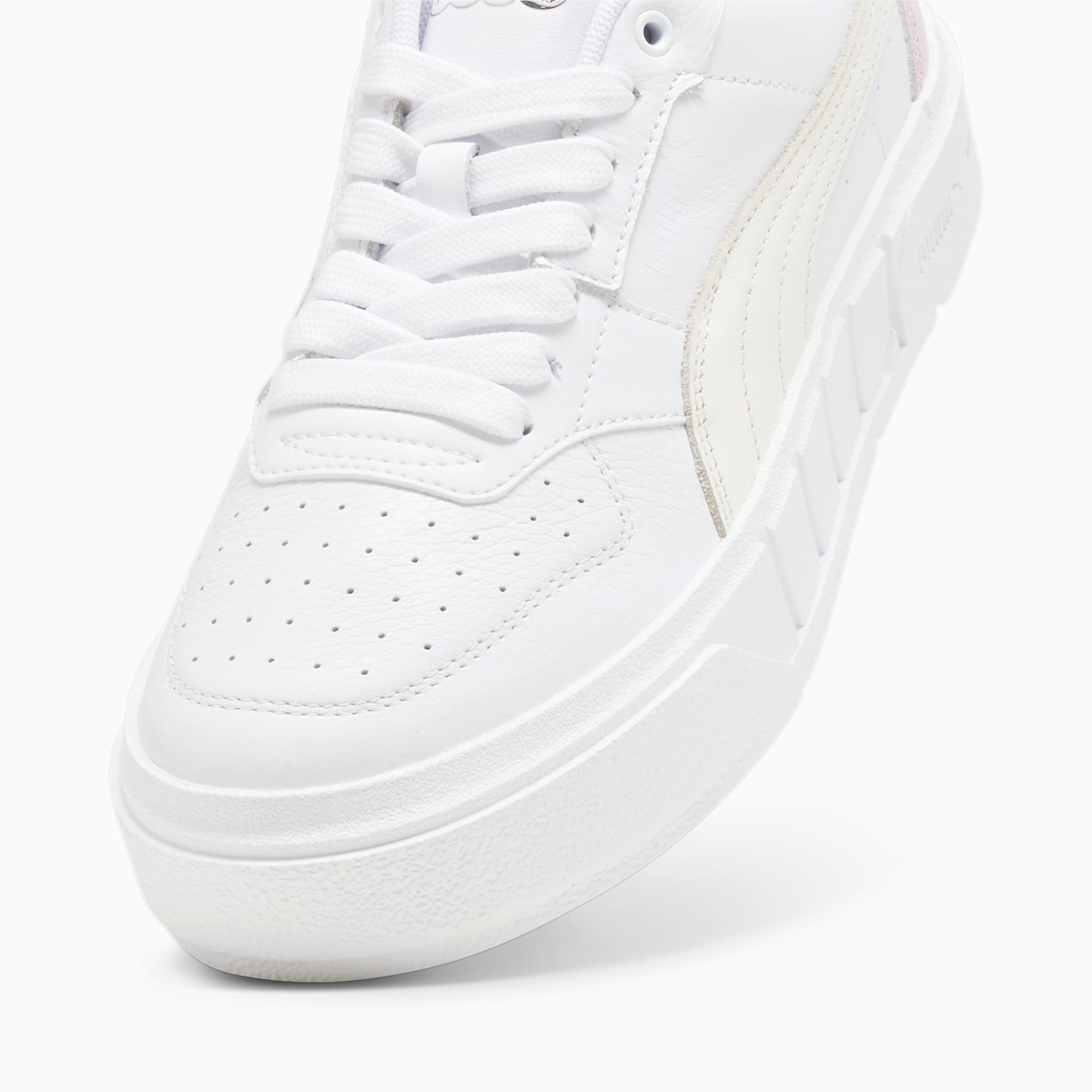 Puma Cali Court leren damessneakers Paars/Wit (393802-13)