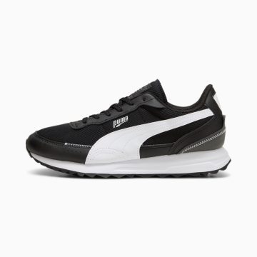 Puma Road Rider leren Wit/Zwart (397432-04)