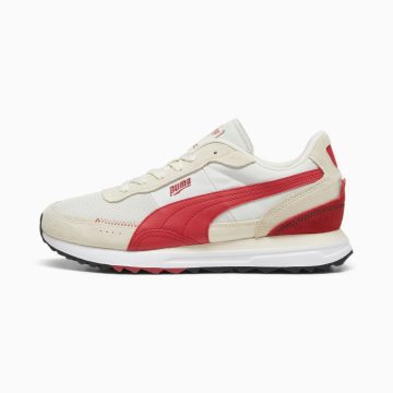 Puma Road Rider van suède Grijs/Rood (397377-06)