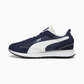 Puma Road Rider van suède Wit/Blauw (397377-07)