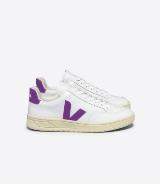 Veja V-12 LEATHER WHITE COSMOS (XD0203678A)
