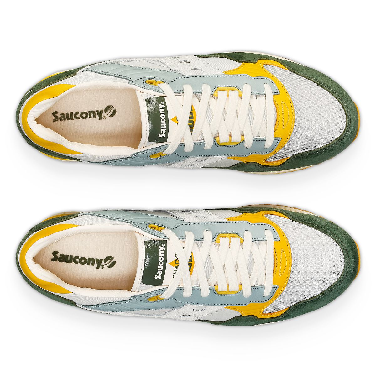 Saucony Shadow 5000 Premium Light Grey / Green (S70811-2)
