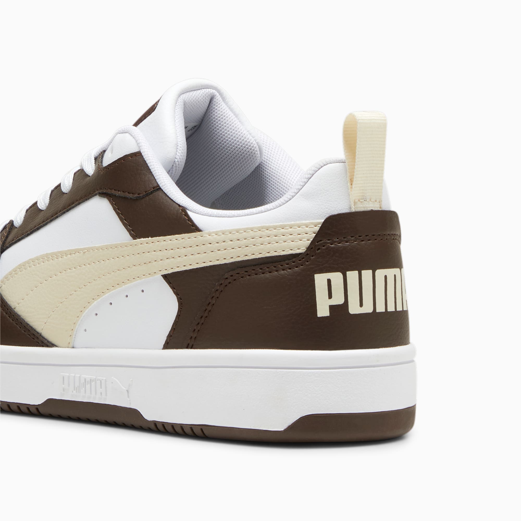 Puma Rebound V6 Low Wit/Bruin (392328-31)