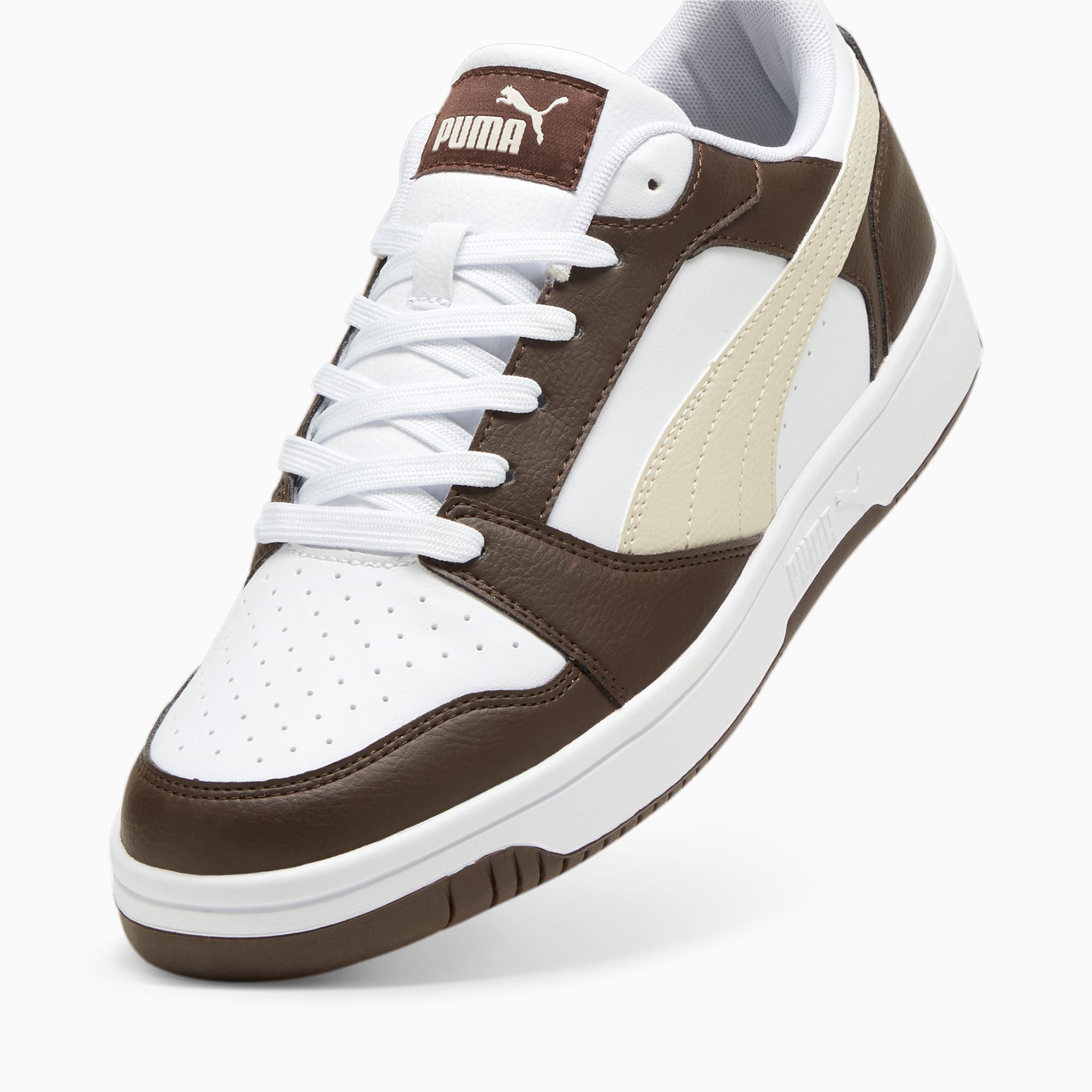 Puma Rebound V6 Low Wit/Bruin (392328-31)