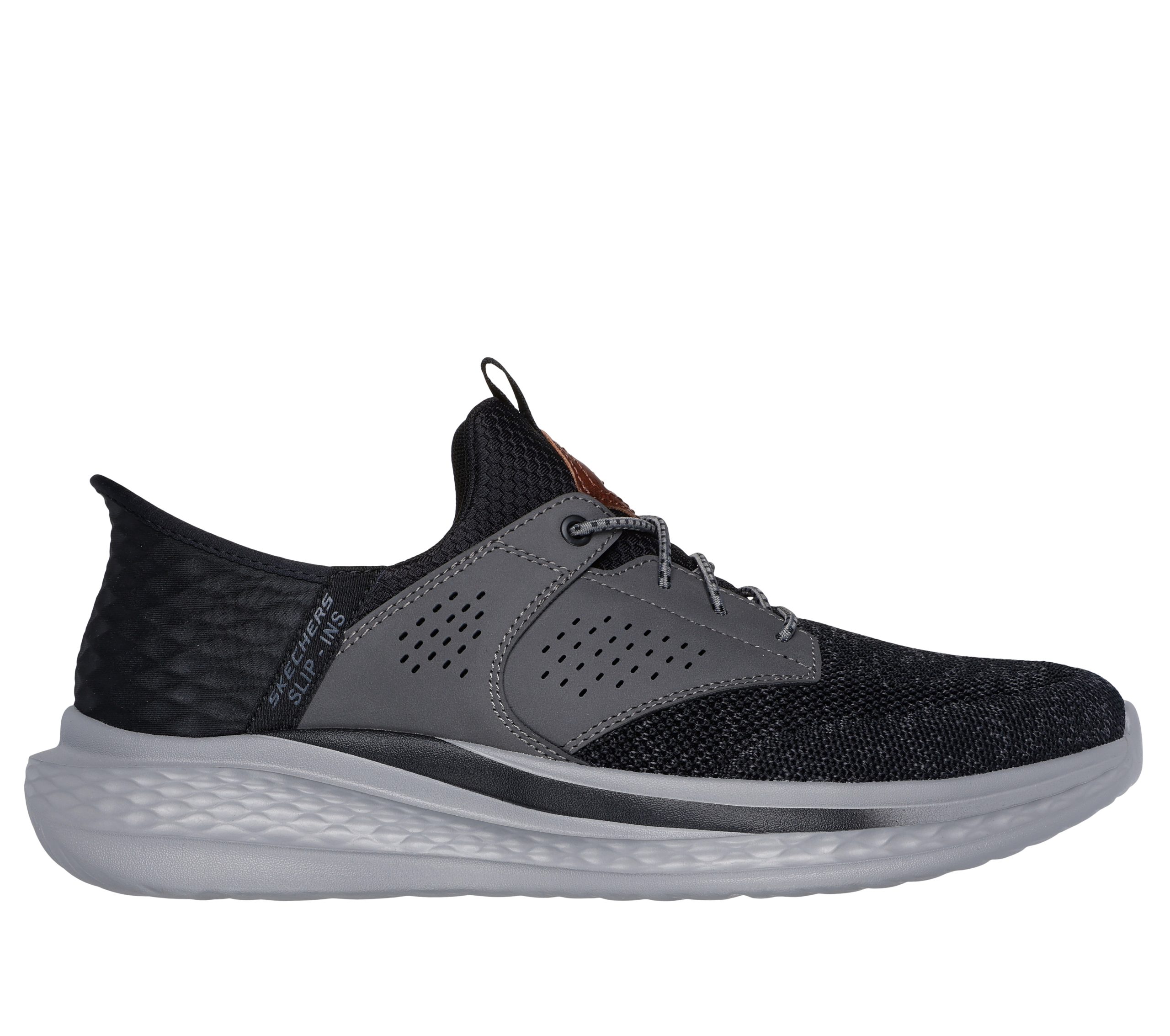 Skechers Skechers Slip-ins Relaxed Fit: Slade – Caster – Zwart / Grijs (210889-BKGY)