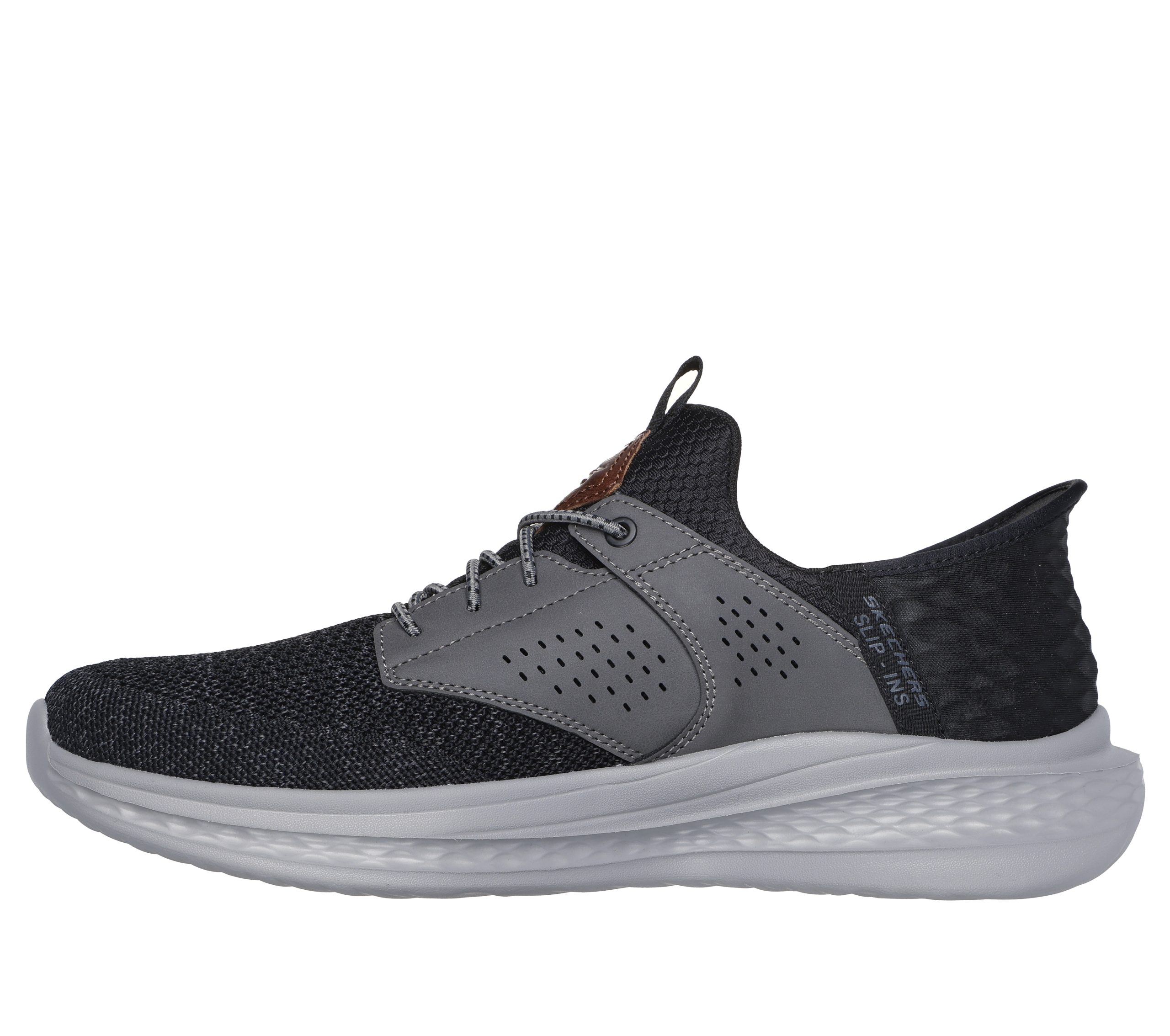 Skechers Skechers Slip-ins Relaxed Fit: Slade – Caster – Zwart / Grijs (210889-BKGY)