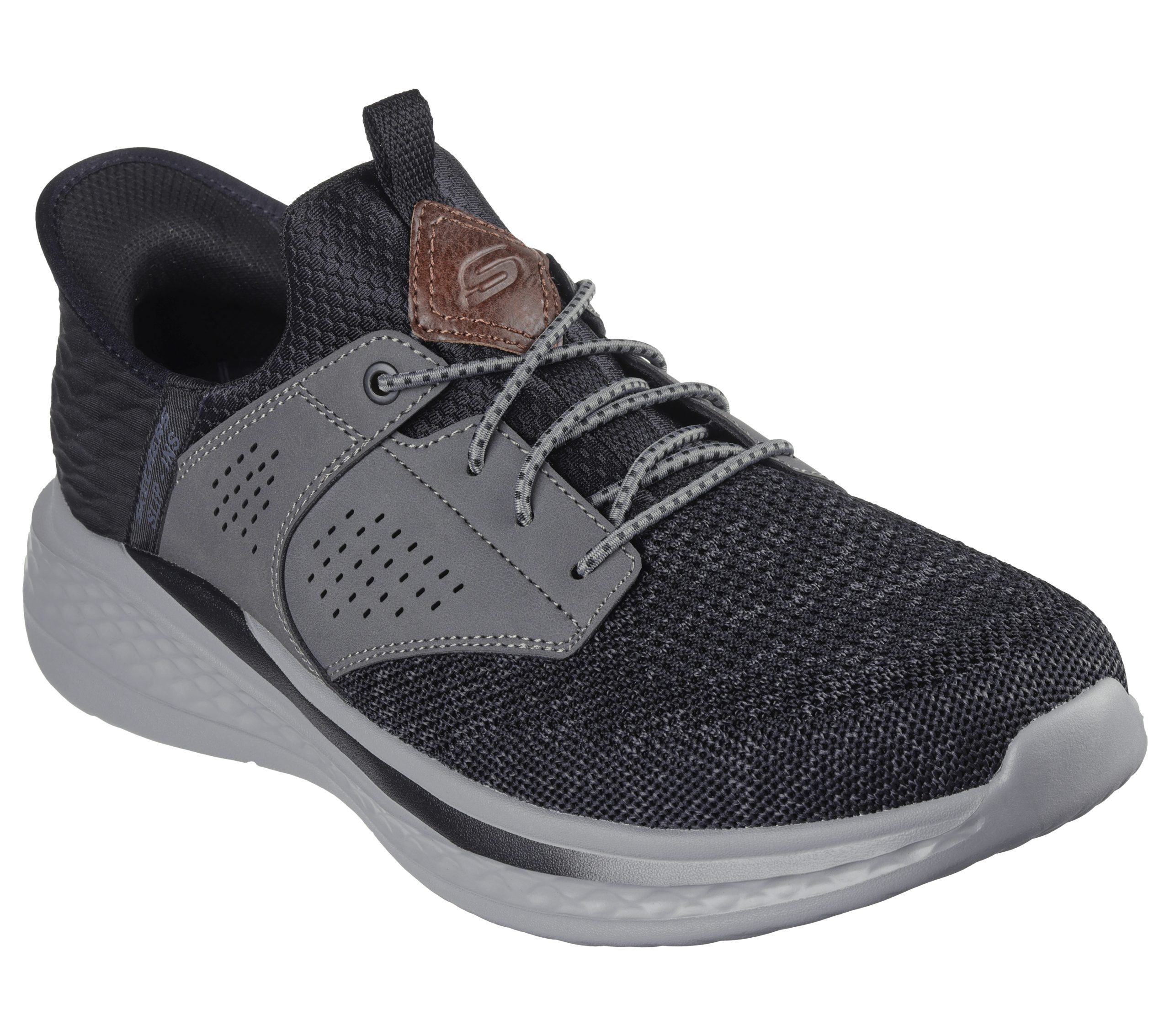 Skechers Skechers Slip-ins Relaxed Fit: Slade – Caster – Zwart / Grijs (210889-BKGY)