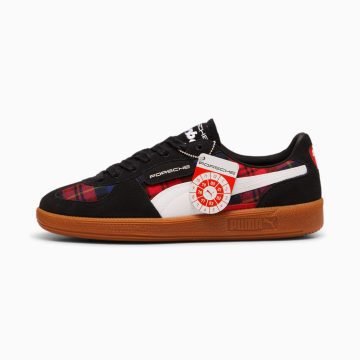 Puma Porsche Legacy Palermo Tartan unisex Wit/Zwart (308415-01)