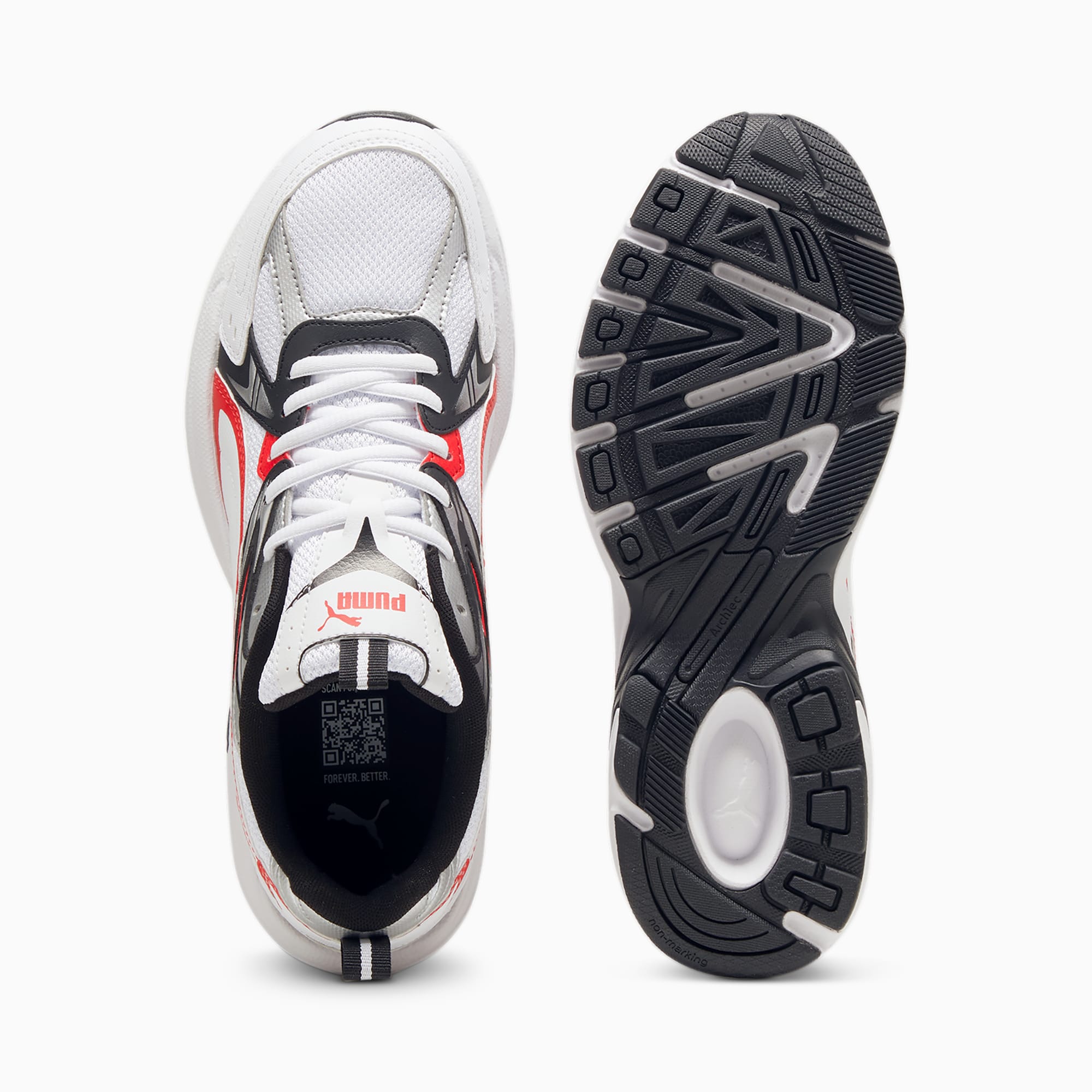 Puma Milenio Tech Wit/Zwart/Rood (392322-08)