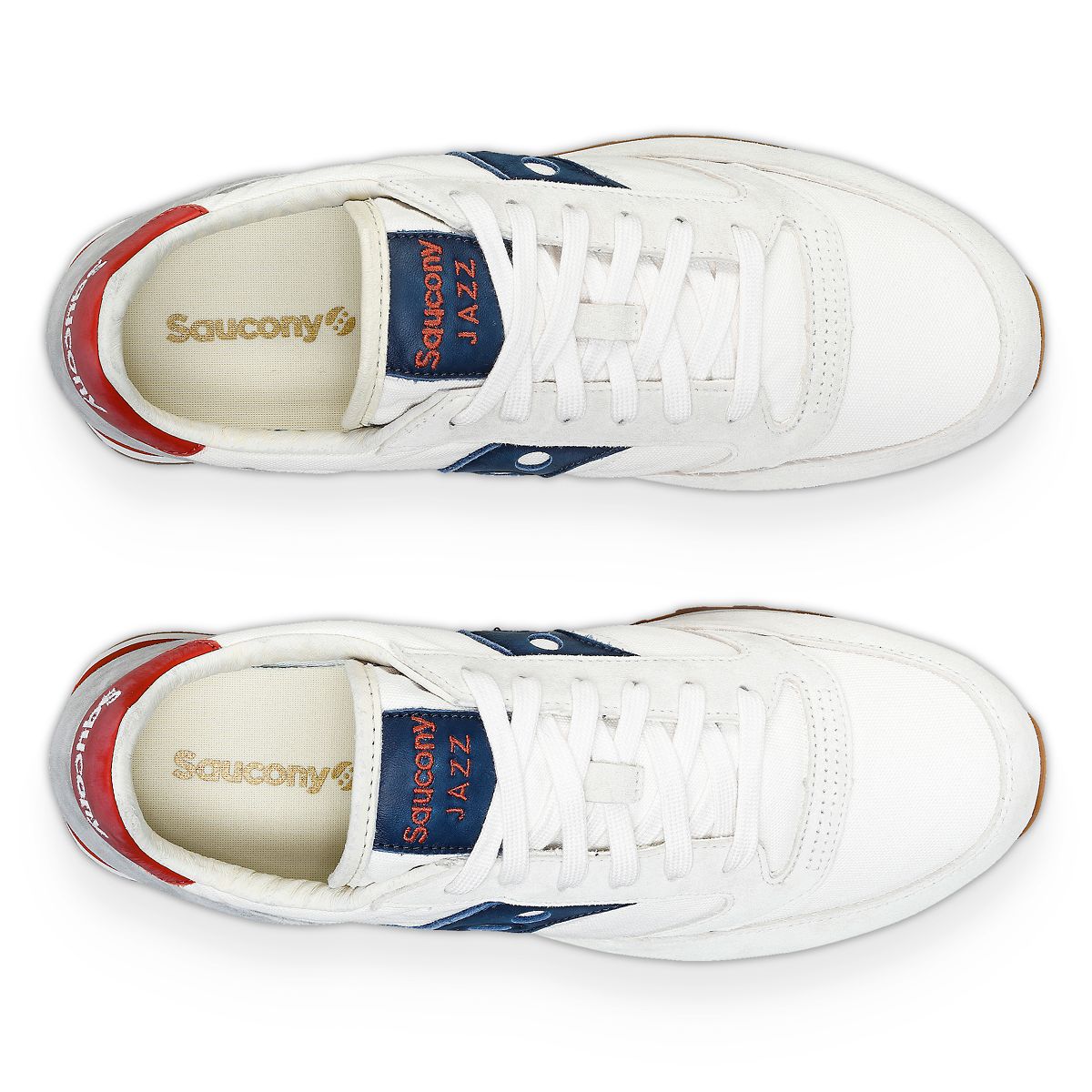 Saucony Jazz Original Stonewash White / Navy (S70755-9)