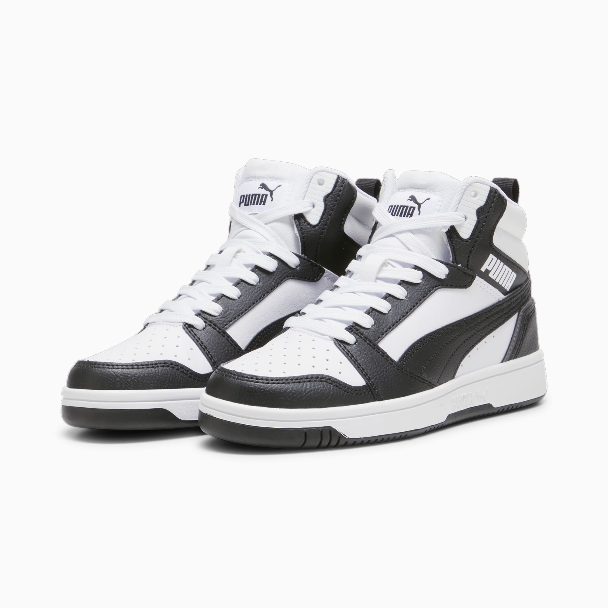 Puma Rebound V6 Mid Wit/Zwart/Grijs (393831-01)
