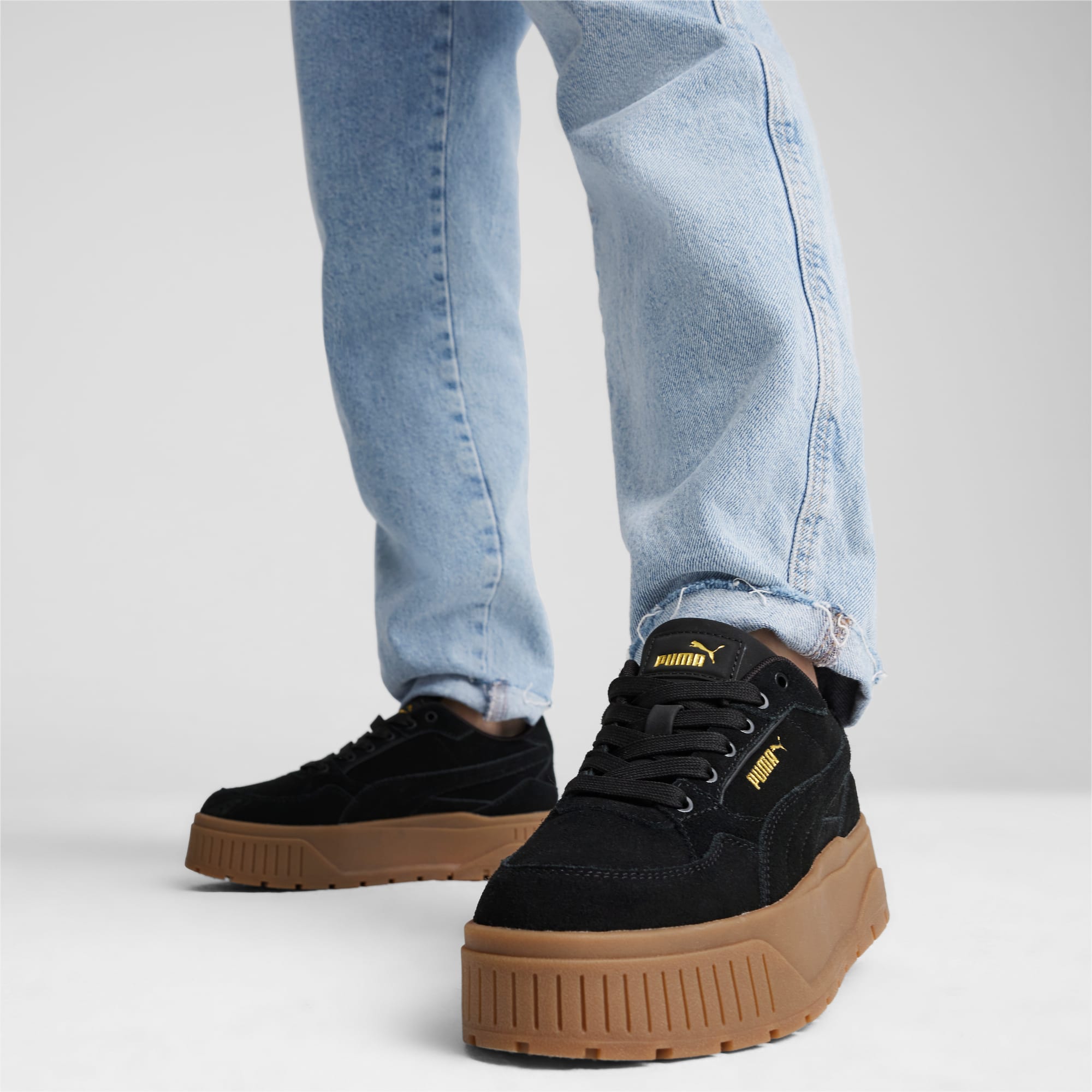 Puma Karmen II Idol Suede Goud/Zwart (397462-05)